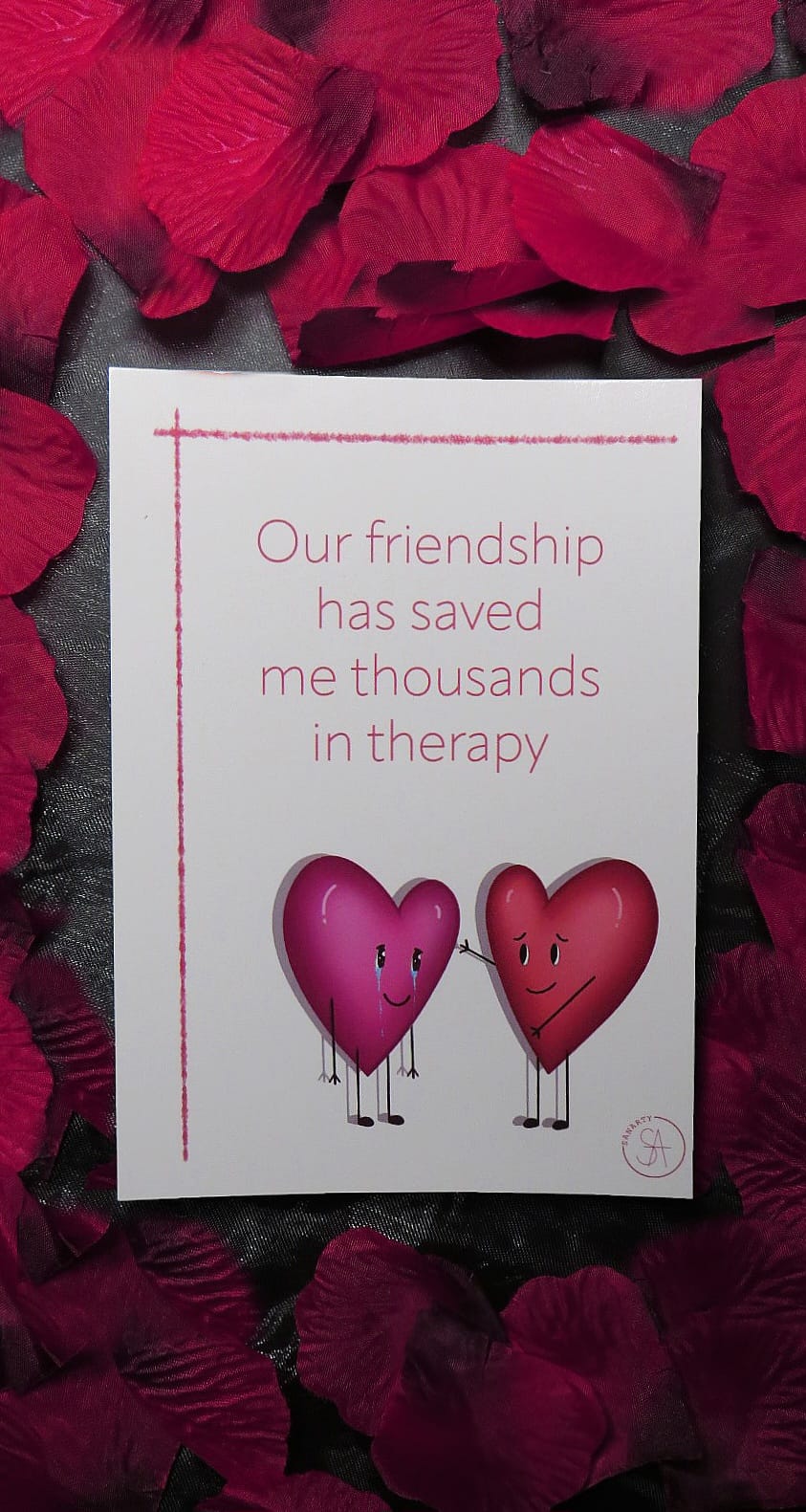 Love/friendship card theraphy